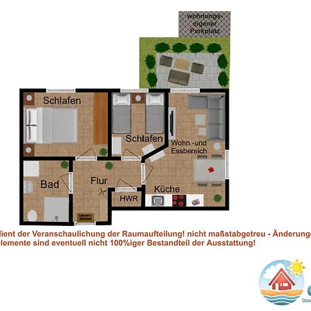 Bernstein Moewennest Apartment Tarnewitz